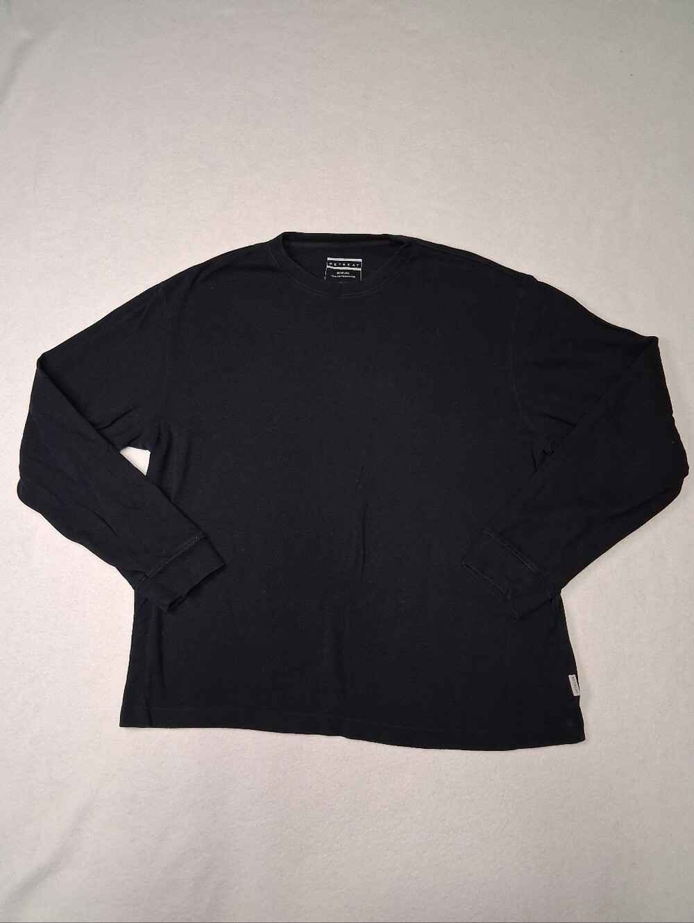 Men's Classic Black Long Sleeve Tee